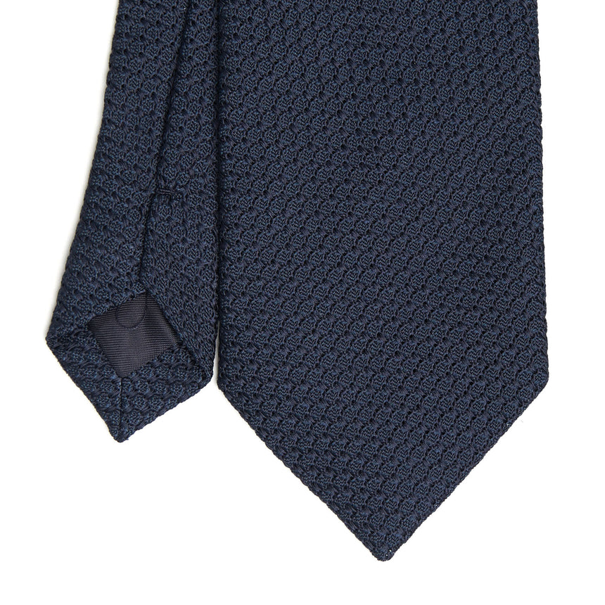 CRAVATTA SARTORIALE BLU SCURO