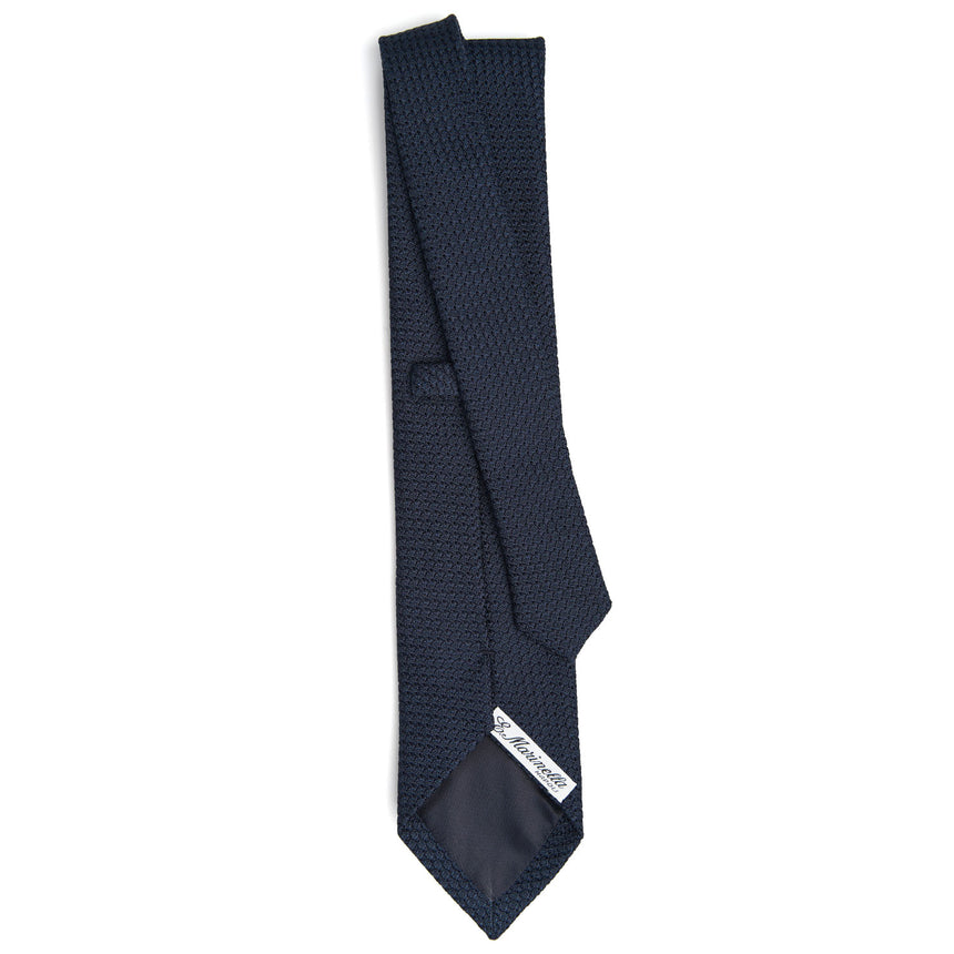 CRAVATTA SARTORIALE BLU SCURO