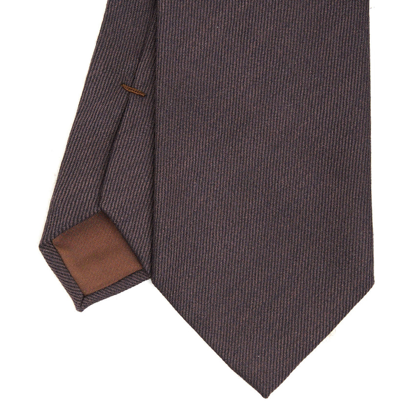 DARK BROWN WOOL TIE