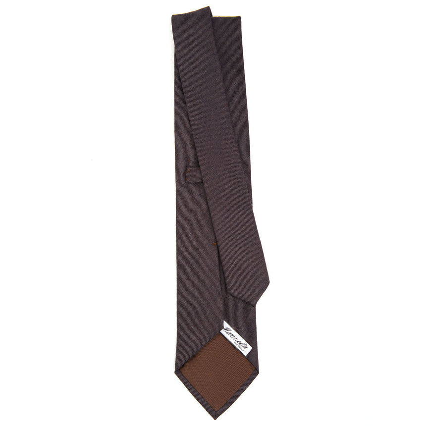 DARK BROWN WOOL TIE