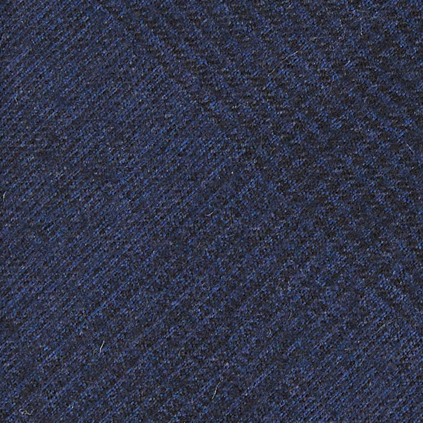 CRAVATTA CLASSICA IN LANA SFODERATA BLU SCURO