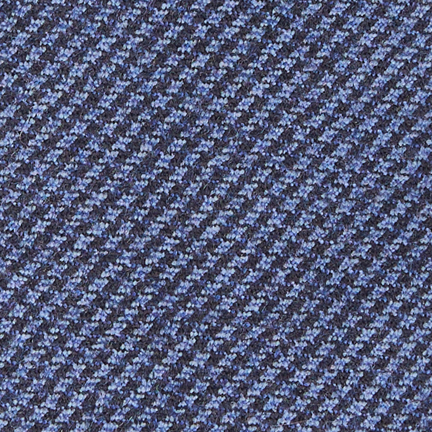 CRAVATTA CLASSICA IN LANA SFODERATA BLU