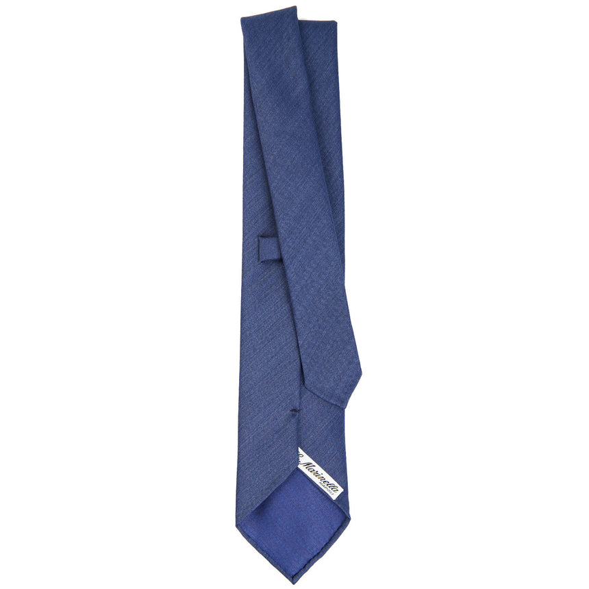 BLUE CLASSIC UNLINED WOOL TIE