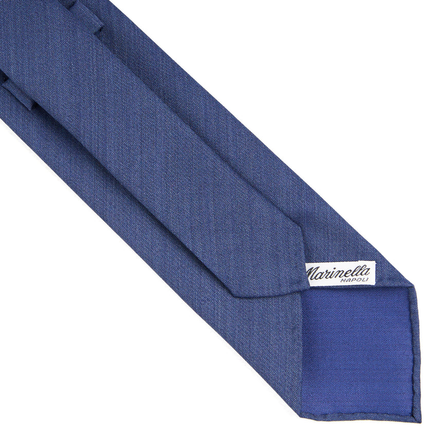 BLUE CLASSIC UNLINED WOOL TIE