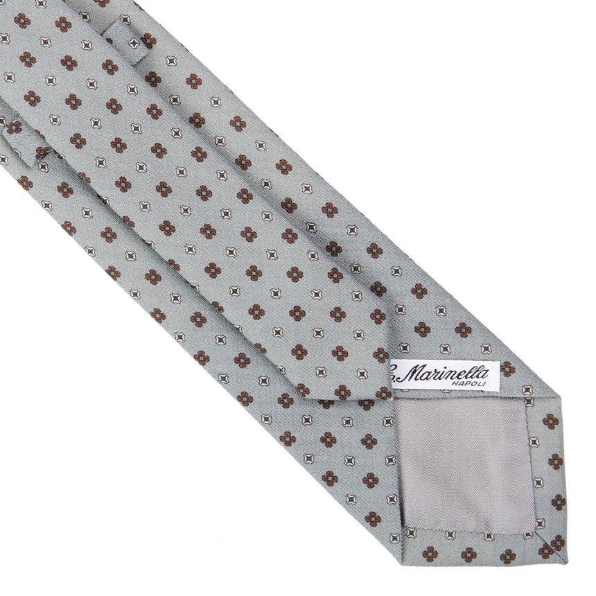 LIGHT GREY CLASSIC WOOL TIE