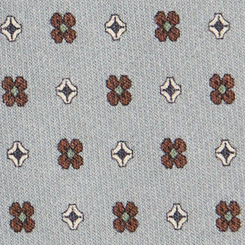 LIGHT GREY CLASSIC WOOL TIE