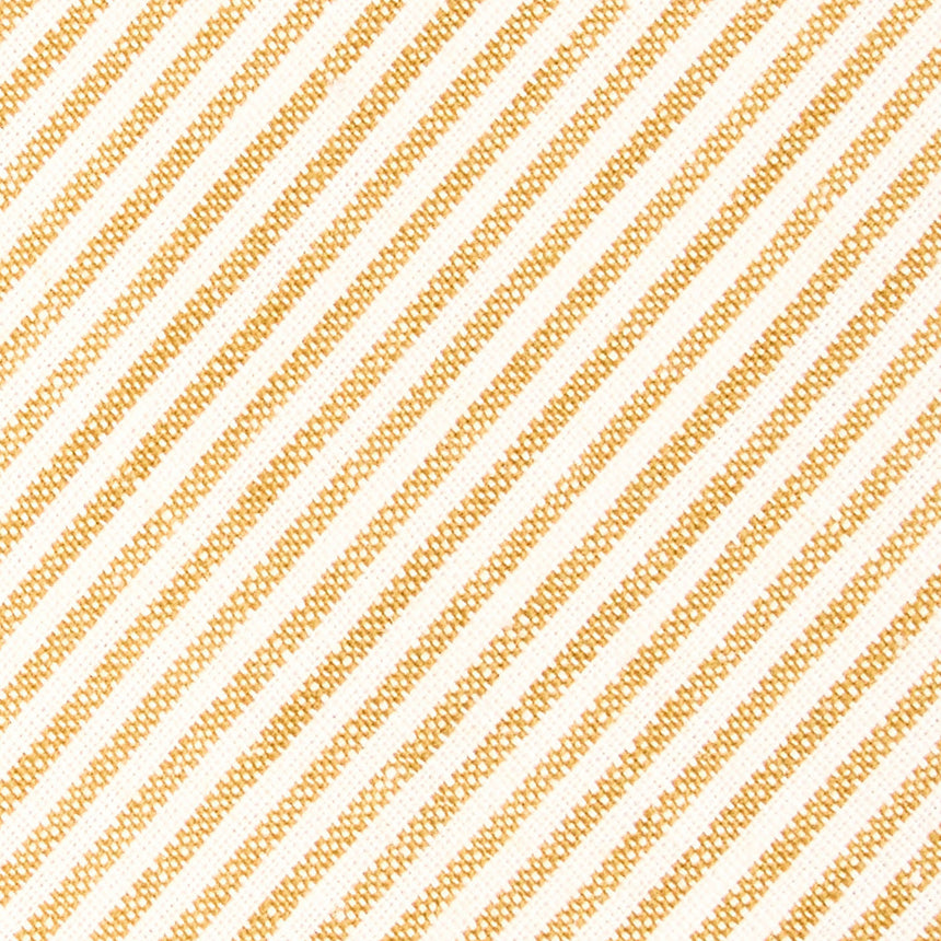 YELLOW SARTORIAL LINEN AND COTTON TIE