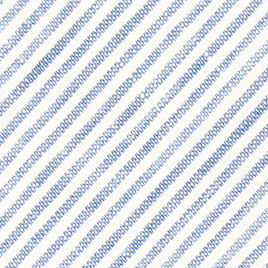 LIGHT BLUE SARTORIAL LINEN AND COTTON TIE