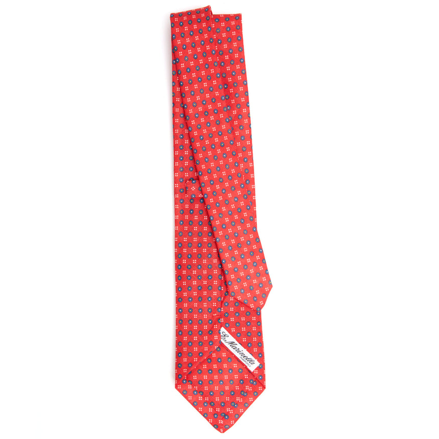 RED SARTORIAL LINEN TIE