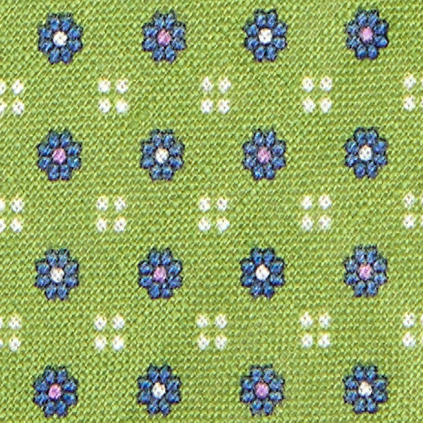 GREEN SARTORIAL LINEN TIE