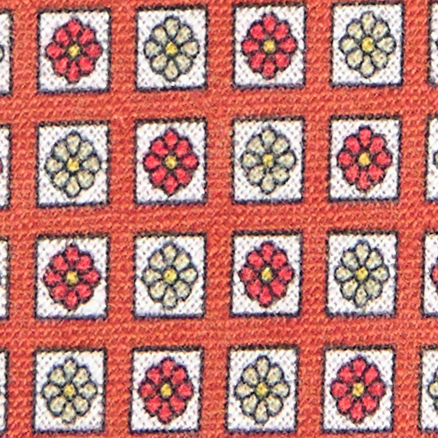 CRAVATTA SARTORIALE IN LINO ROSSA