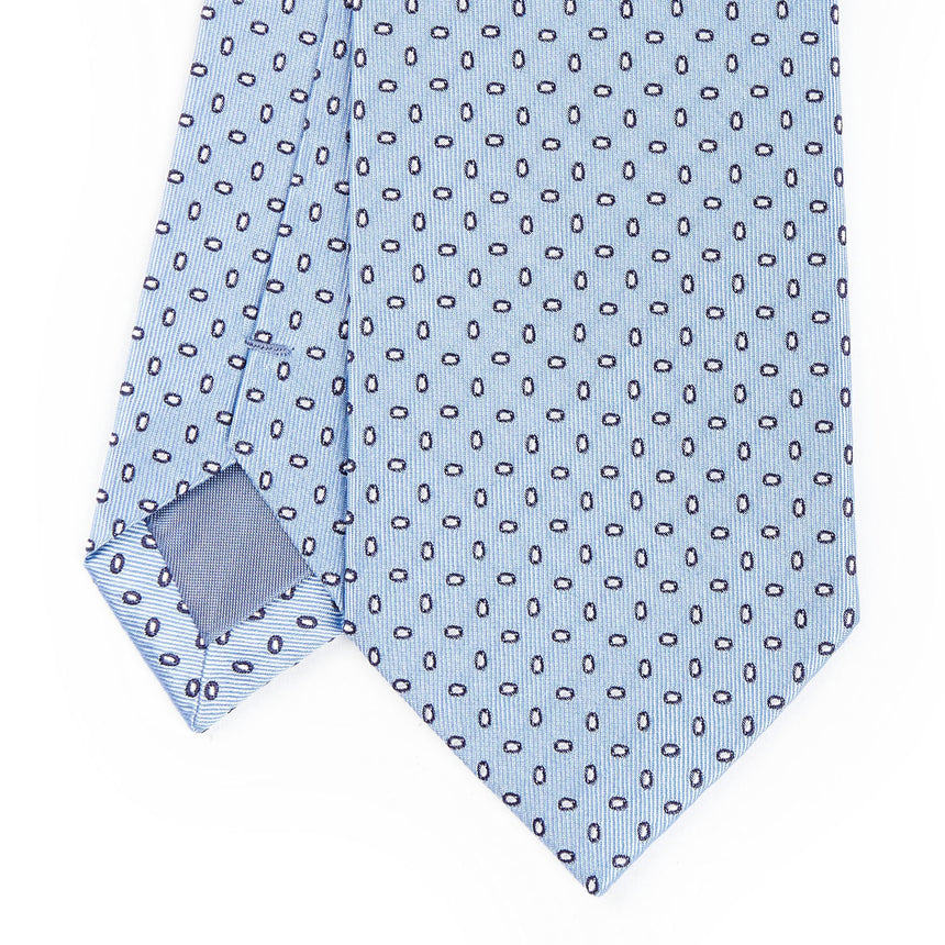 LIGHT BLUE SARTORIAL JACQUARD SILK TIE