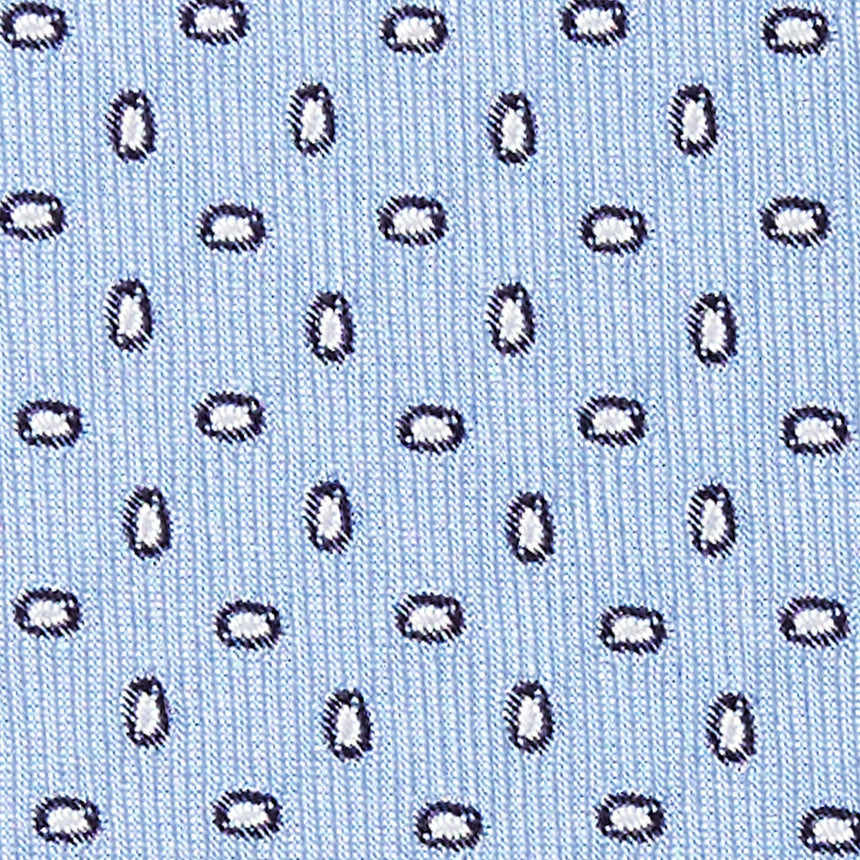 LIGHT BLUE SARTORIAL JACQUARD SILK TIE