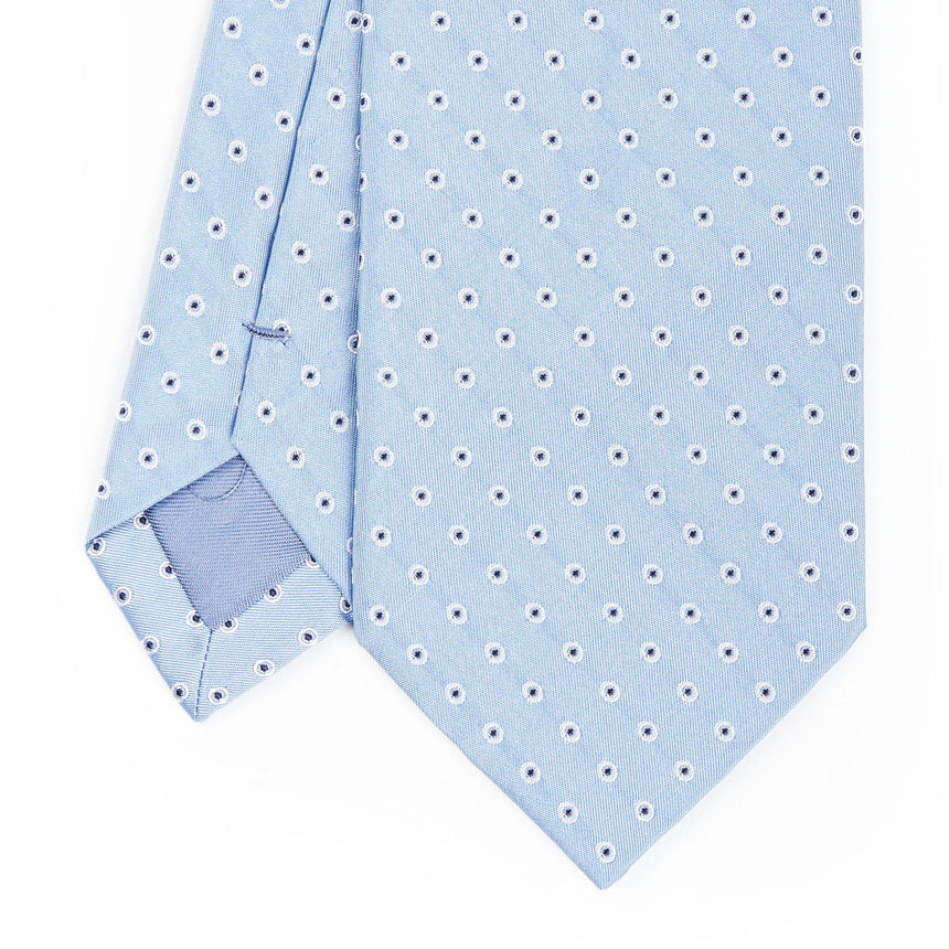 LIGHT BLUE SARTORIAL JACQUARD SILK TIE