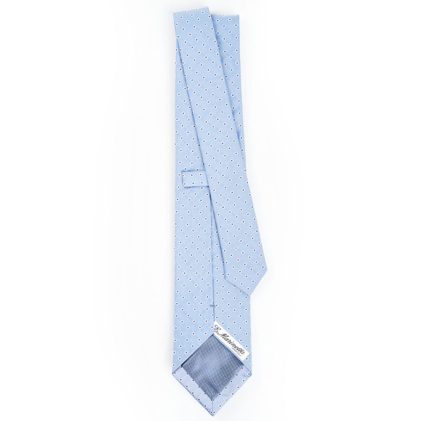LIGHT BLUE SARTORIAL JACQUARD SILK TIE