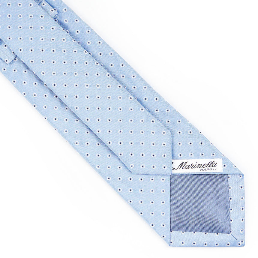 LIGHT BLUE SARTORIAL JACQUARD SILK TIE