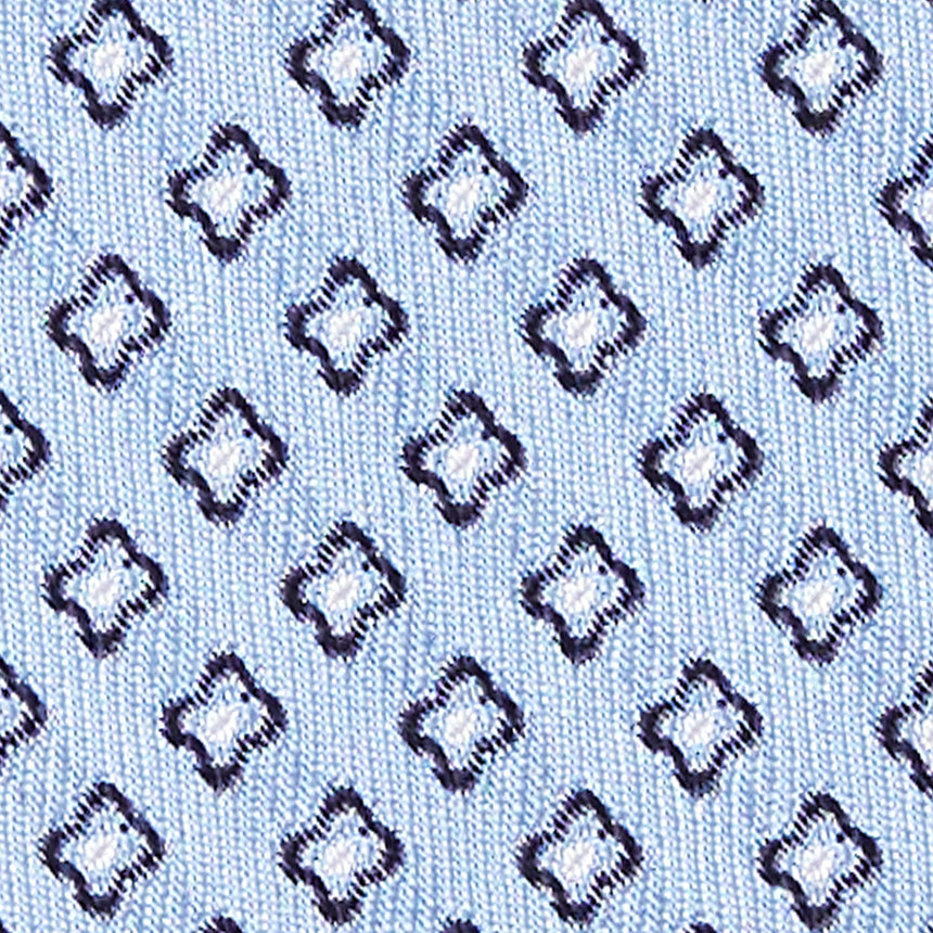 LIGHT BLUE SARTORIAL JACQUARD SILK TIE