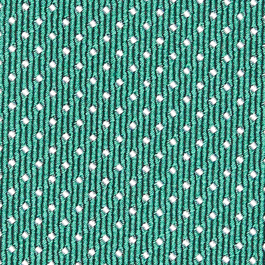 DARK GREEN CEREMONIAL JACQUARD SILK TIE