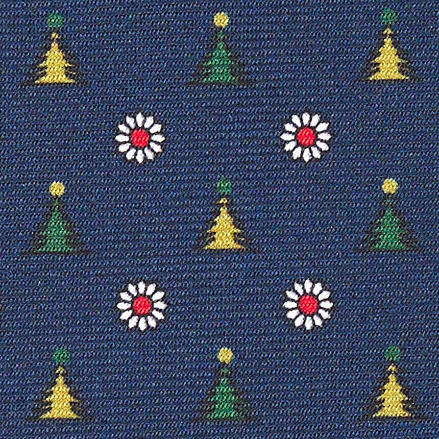 CRAVATTA SARTORIALE CLASSICA IN SETA BLU SCURO