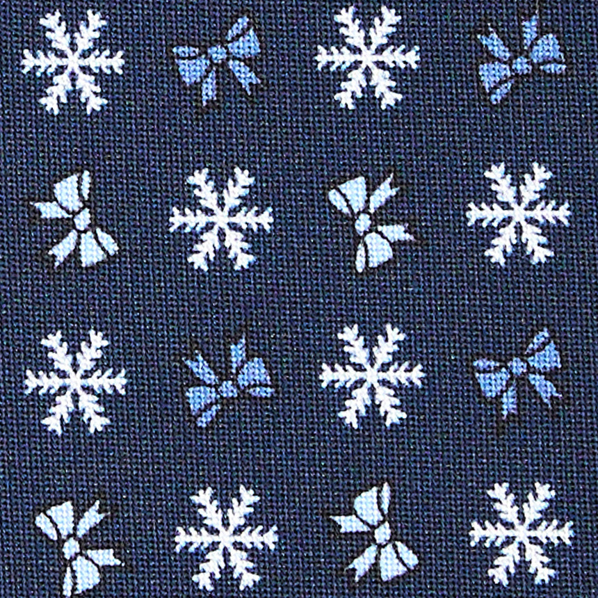 CRAVATTA SARTORIALE CLASSICA IN SETA BLU SCURO