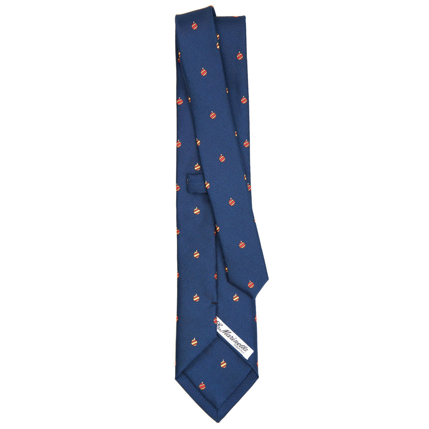 DARK BLUE SARTORIAL HOLIDAY SILK TIE