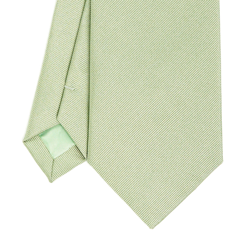 LIGHT GREEN SARTORIAL JACQUARD SILK TIE