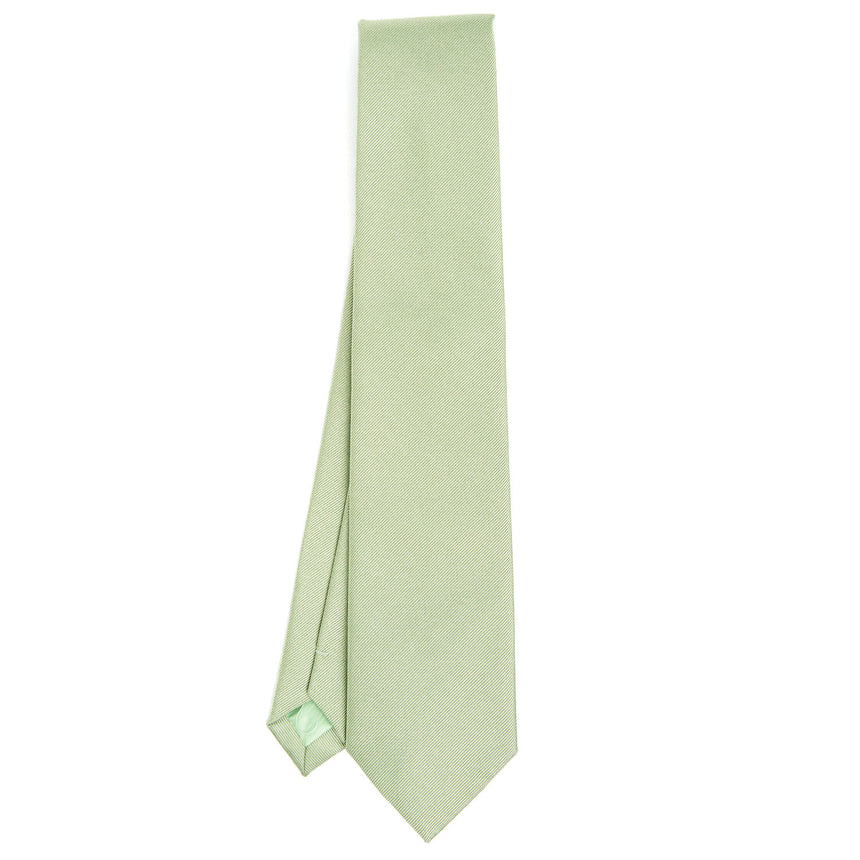 LIGHT GREEN SARTORIAL JACQUARD SILK TIE