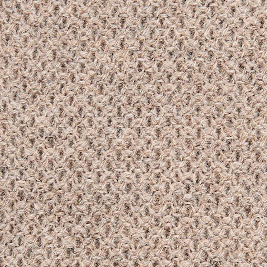 BEIGE CASHMERE KNITTED TIE