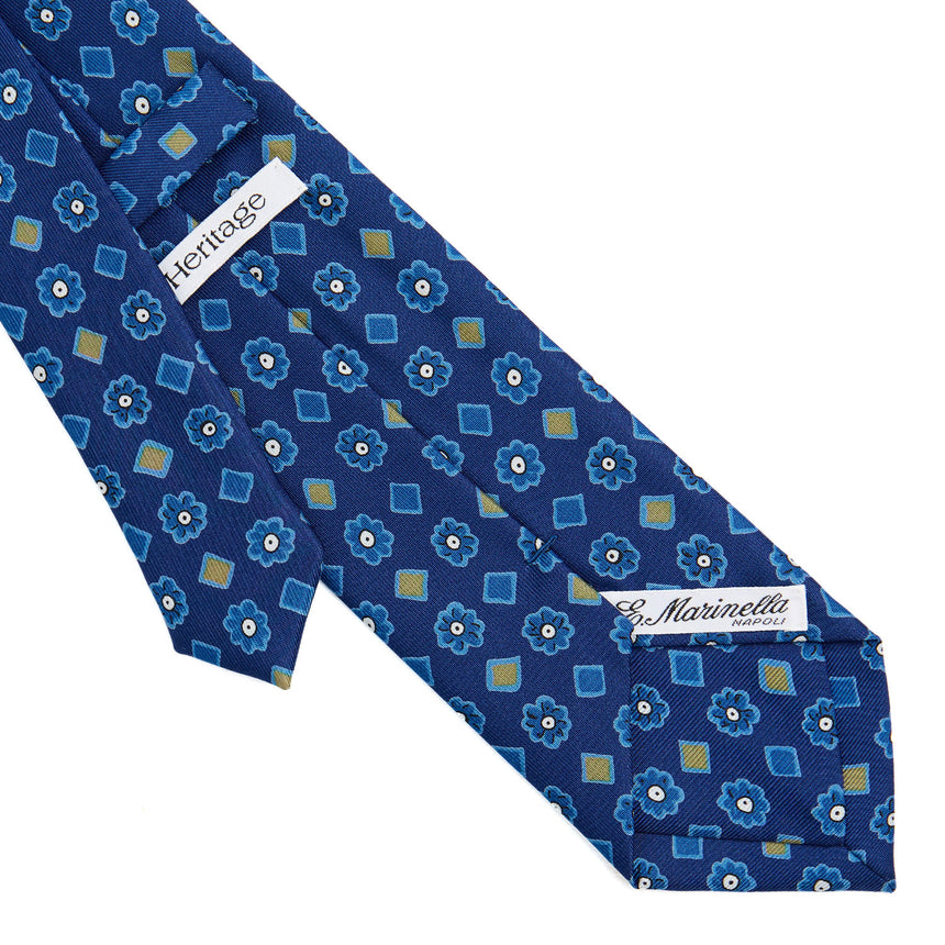 CRAVATTA IN SETA BLUETTE