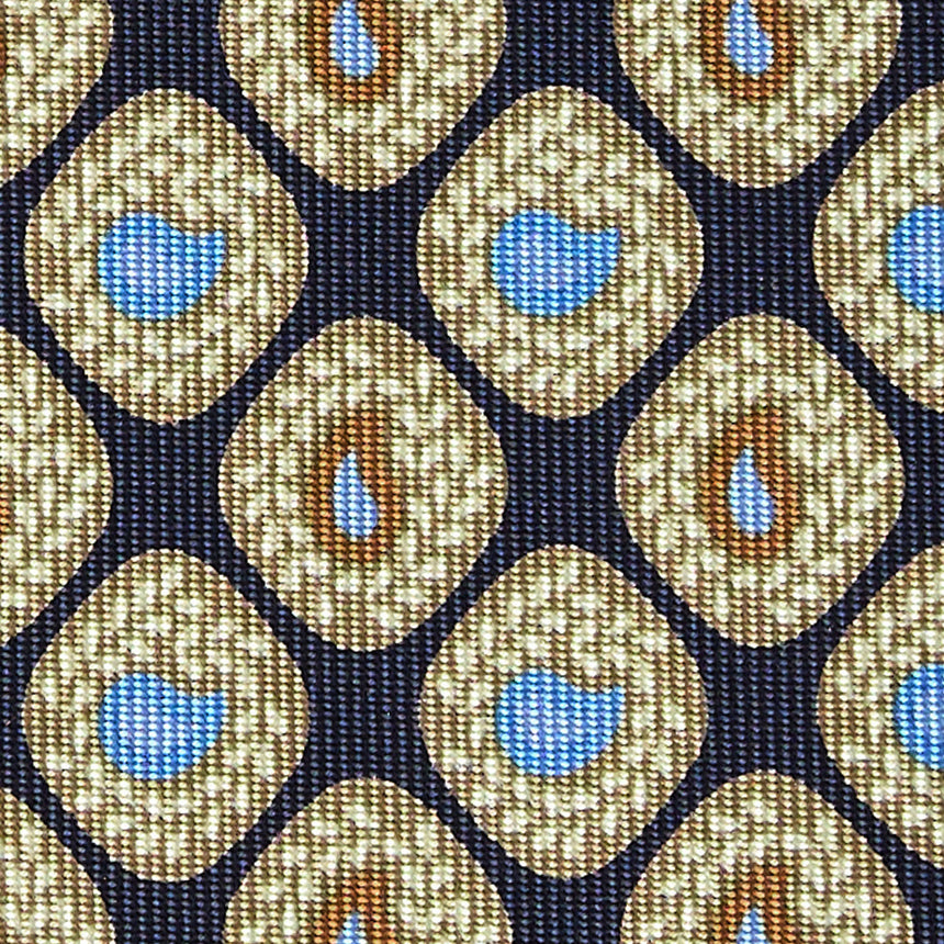 DARK BLUE SILK TIE