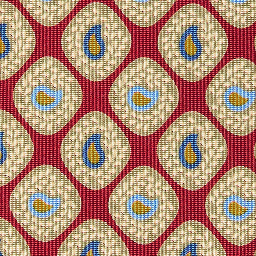 BURGUNDY SILK TIE