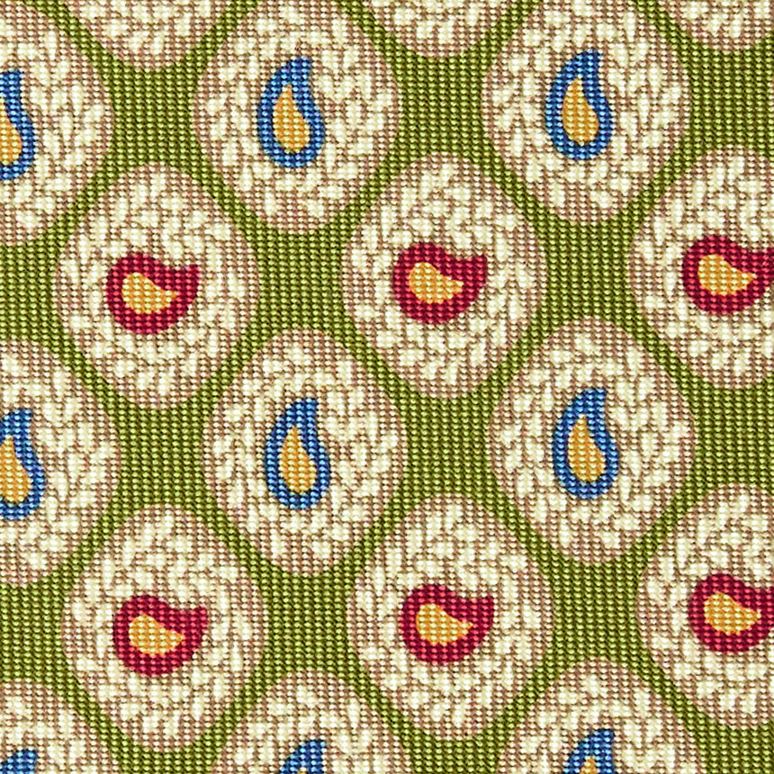 OLIVE GREEN SILK TIE