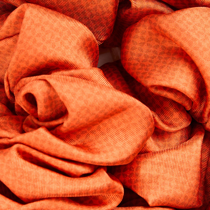 ELASTICO PER CAPELLI IN SETA ARANCIONE