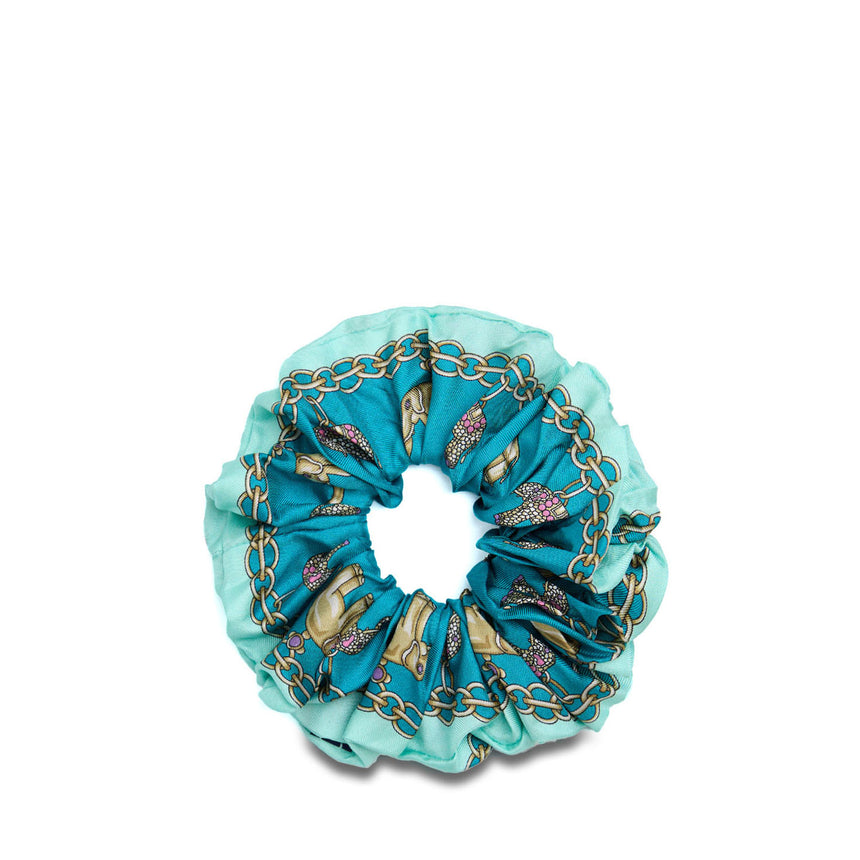 LIGHT BLUE SILK SCRUNCHIE