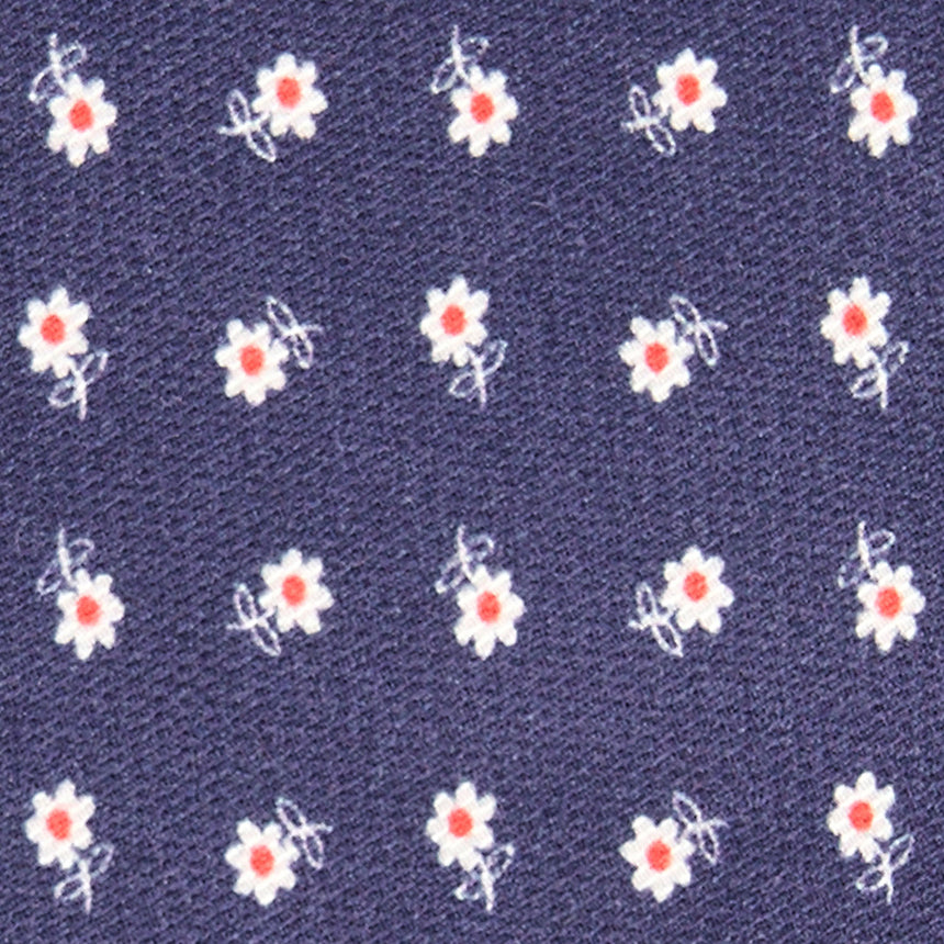 BLUE SILK AND ORANGE FIBER TIE