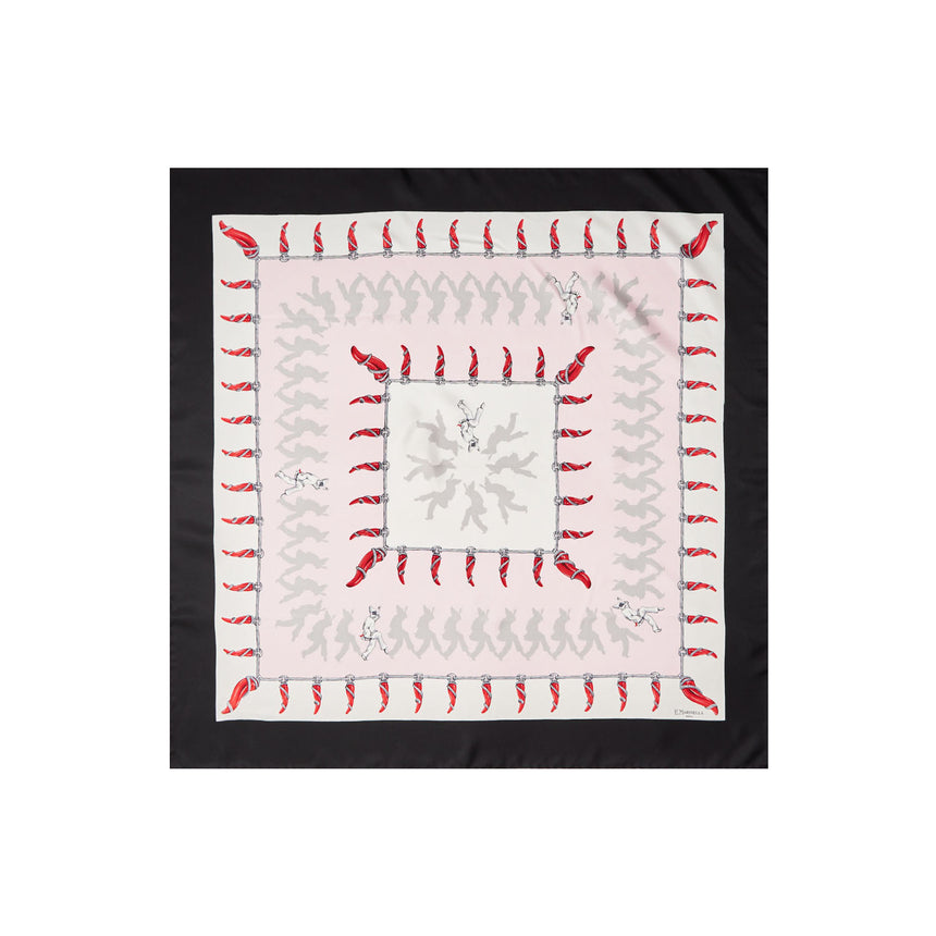 FOULARD IN SETA 90 NERO
