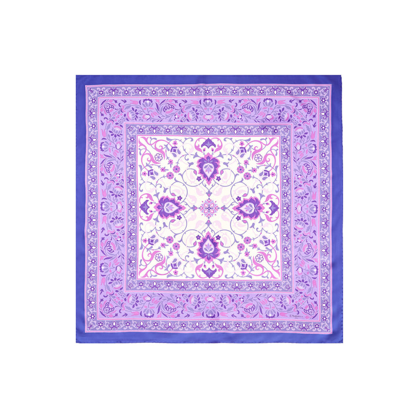 FOULARD IN SETA 90 VIOLA