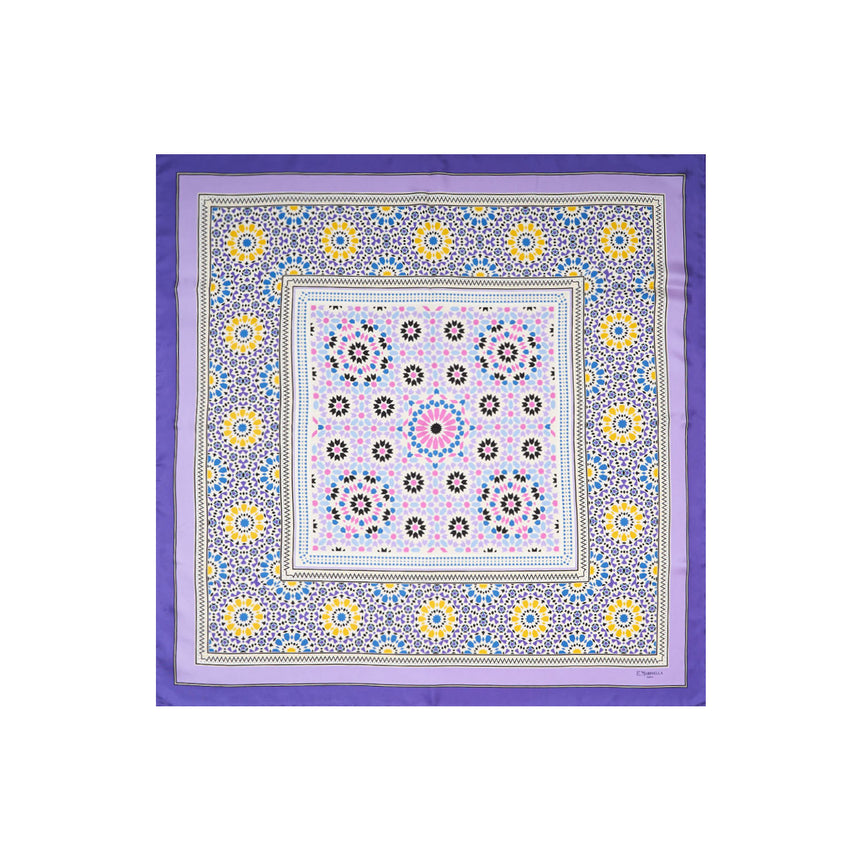 FOULARD IN SETA 90 VIOLA
