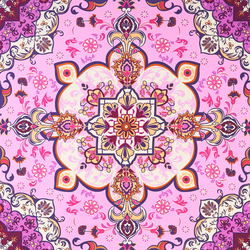 FOULARD IN SETA 90 ROSA