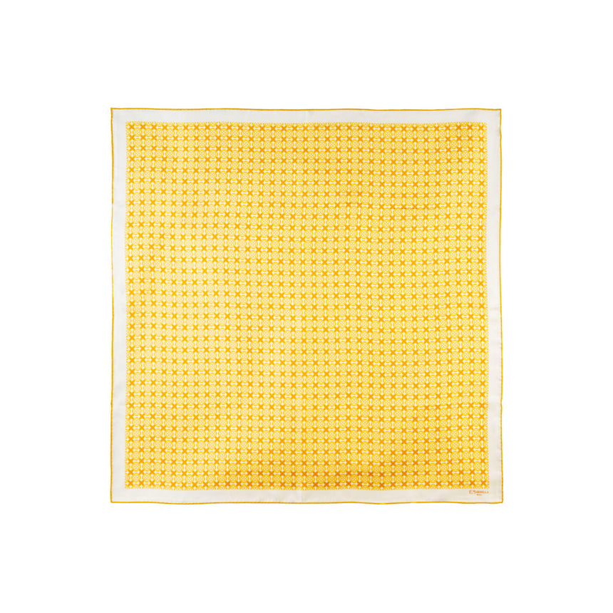 FOULARD IN SETA 90 GIALLO