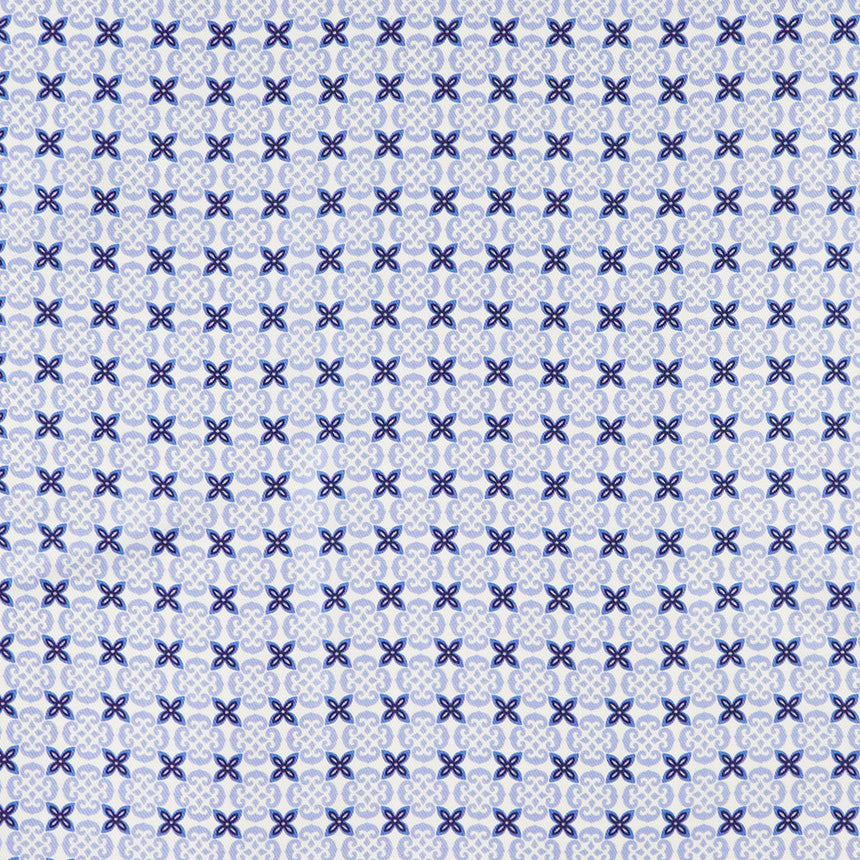 FOULARD IN SETA 90 BLU