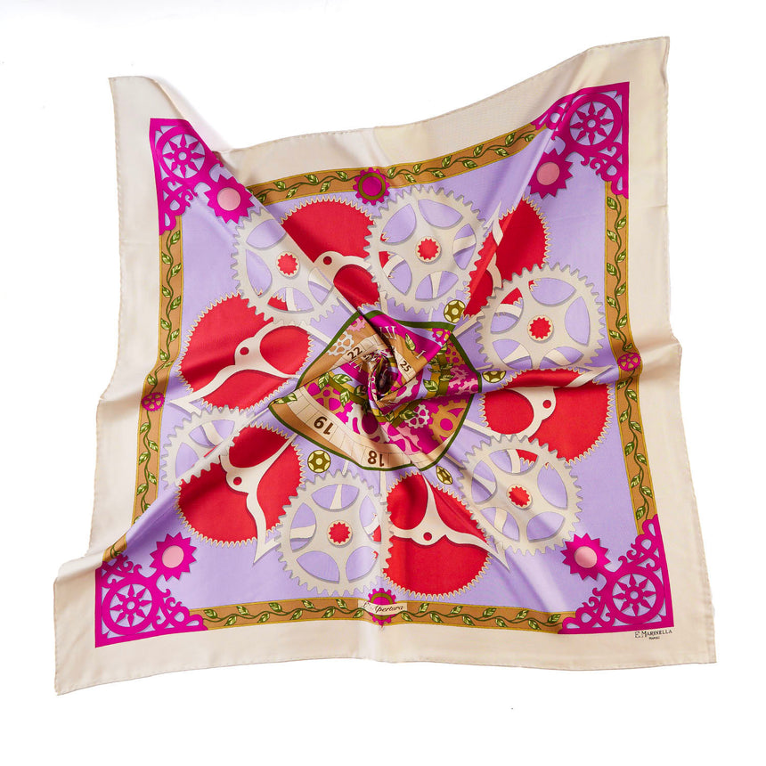 FOULARD IN SETA 90 BEIGE