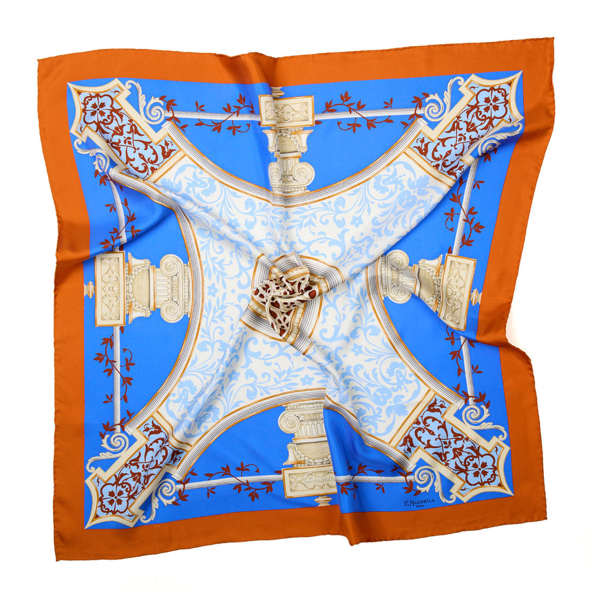 FOULARD IN SETA 90 ARANCIONE