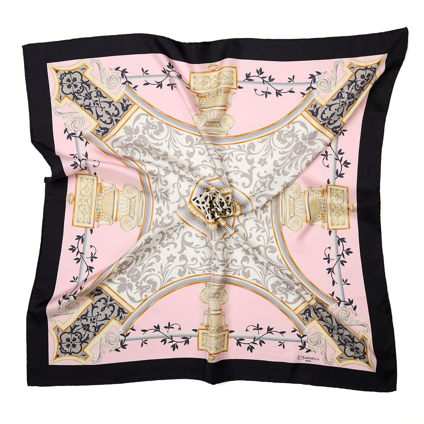 FOULARD IN SETA 90 NERO