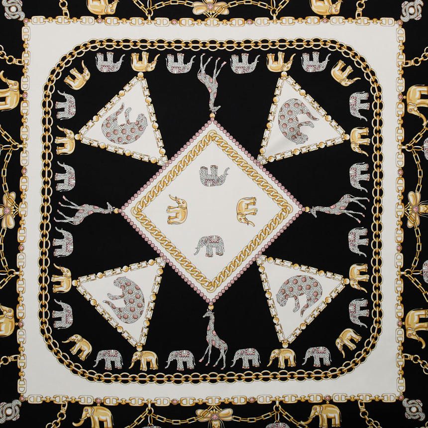 FOULARD IN SETA 90 BIANCO