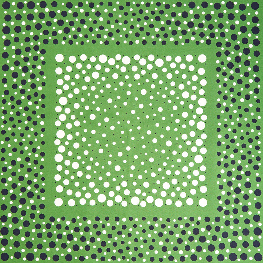 FOULARD IN SETA 65 VERDE OLIVA