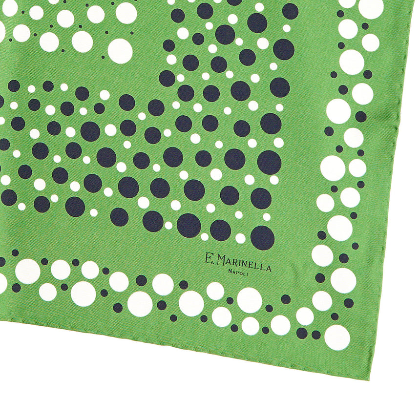 FOULARD IN SETA 65 VERDE OLIVA