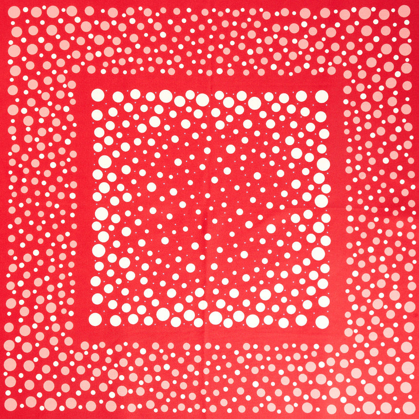RED SILK SCARF 65