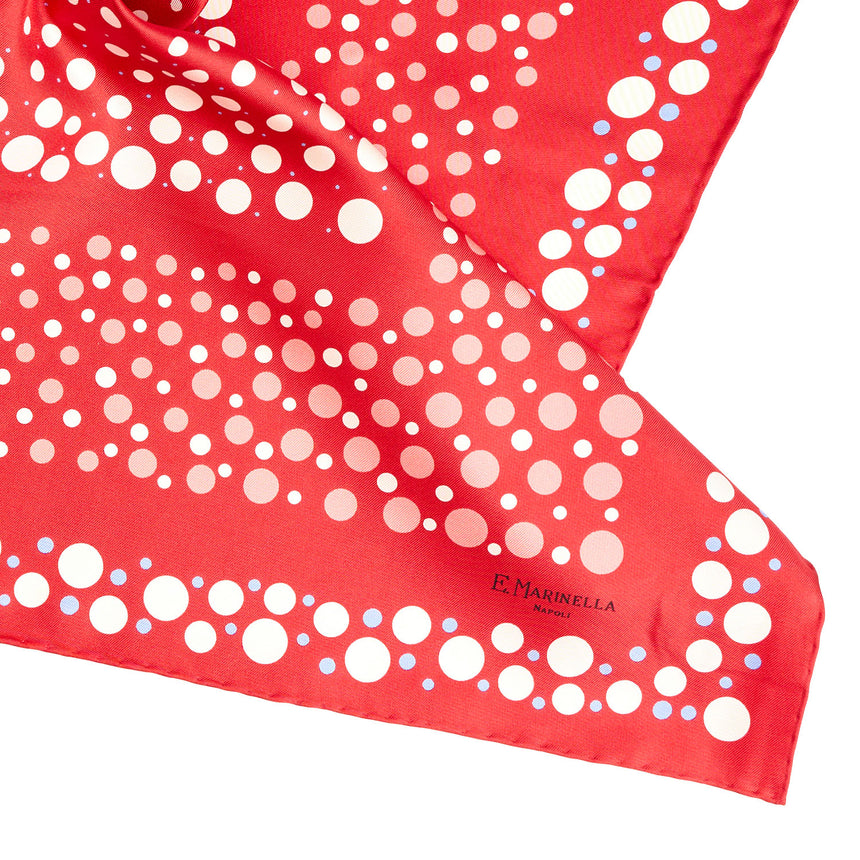 RED SILK SCARF 65