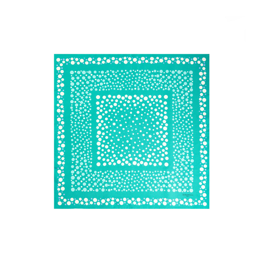 FOULARD IN SETA 65 VERDE CHIARO
